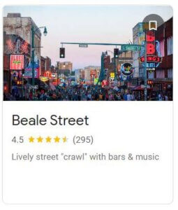 Beal Street - Memphis Sight tio see